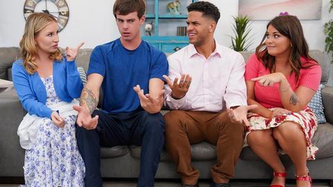 Two Stepmoms Challenge Their Stepsons To Give Them Many Orgasms