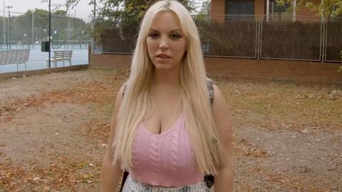 Busty Blonde MILF Blondie Gets Fucked Hard Outdoors In Public