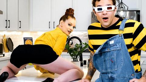 Stepmom takes a hard anal pounding with toys and a cumshot