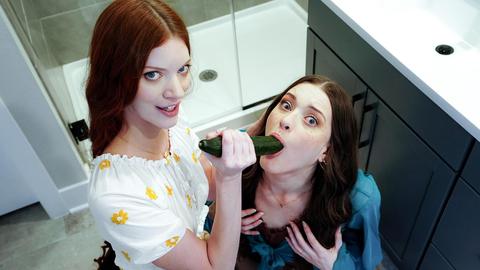 Watch Mommy teach us how to fuck with a strap-on