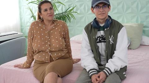 Curvy MILF Slut Indira Devours 19yo Young Boy And Drinks His Juice