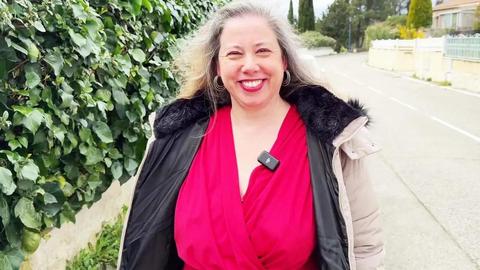 Big-titted blonde saleswoman gets messy cumshots in high heels