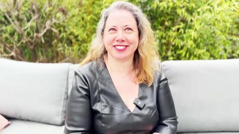 Watch this 47yo French MILF enjoy a wild couch threesome