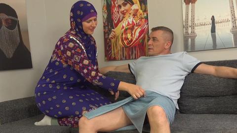 Voluptuous milf gets pounded deep, taking every cumshot in her mouth