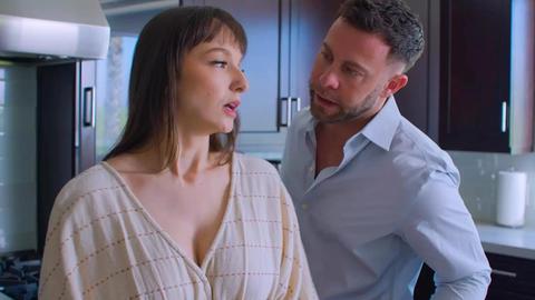 Seth Gamble pounds busty Lexi Luna for a wild bedroom cumshot