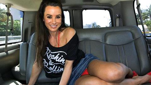 Busty older woman takes a huge cumshot on her big tits