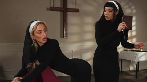 Sinful Sister Begs For Forgiveness From Her Mother Superior