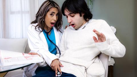Latina doctor turns a simple anatomy lesson into wild anal