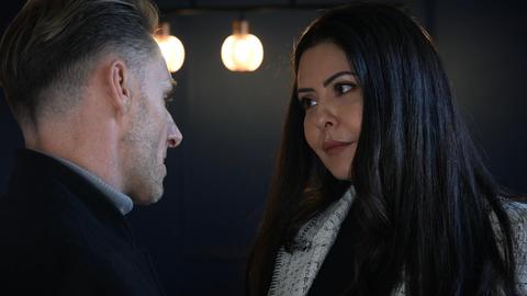 Busty MILF Mariska in stockings takes a huge bedroom fuck