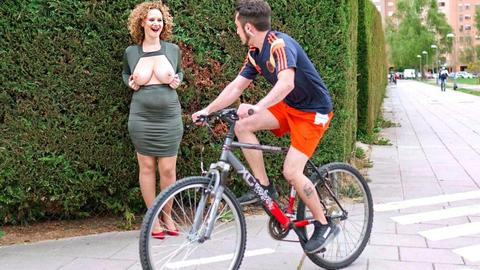Busty Blonde MILF Merce Takes Full Care Of The Injured Young Guy