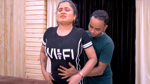 Sweaty Indian MILF stretches, then takes her horny coach deep