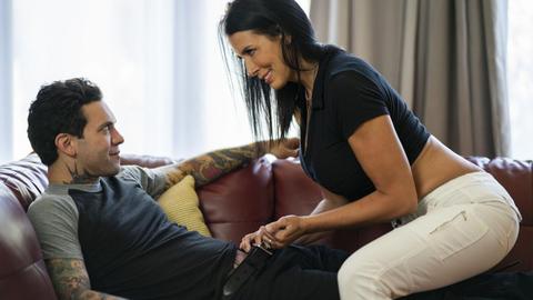 Hot milf Reagan Foxx tempts her stepson for a wild cumshot