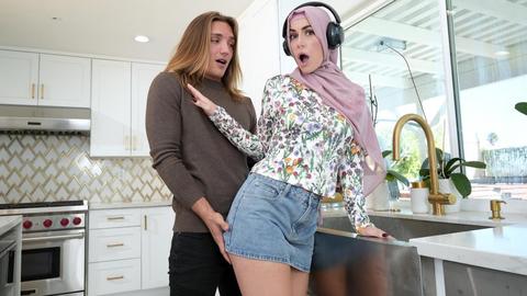 My hijabi housemate hides a wild side I want to explore